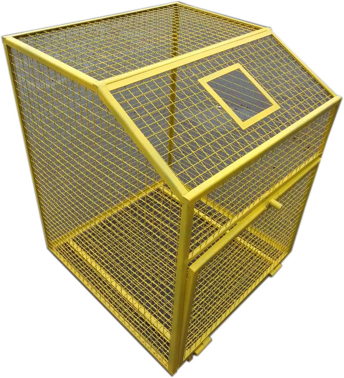 Контейнер ЕКО БАР, сітчастий, 1200л, для збору пластикової (ПЕТ) пляшки